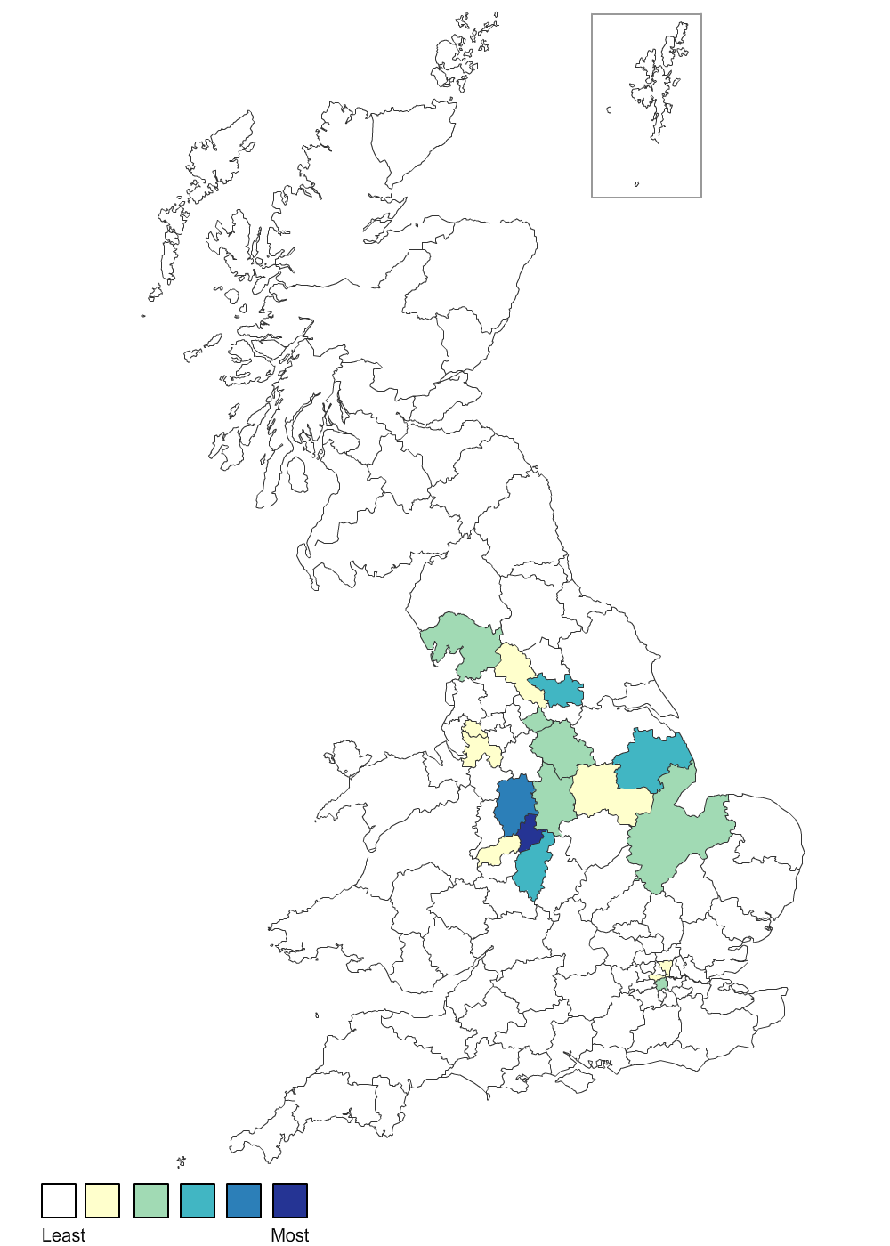 Askey surname map