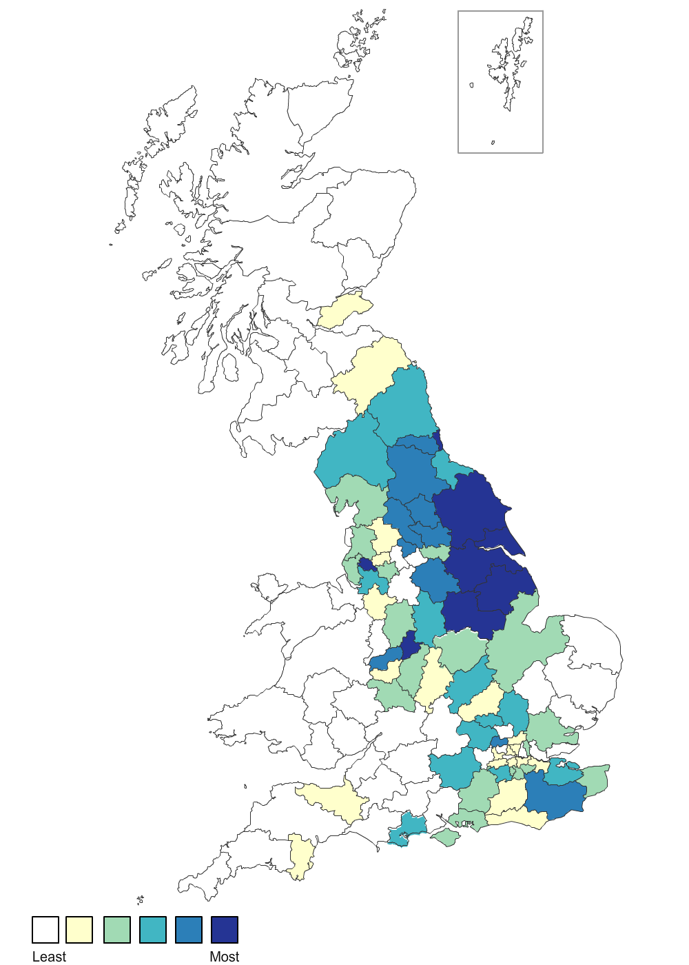 Foster surname map